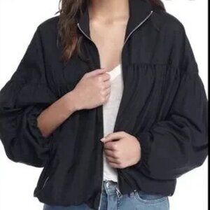 Free People Black Bomber